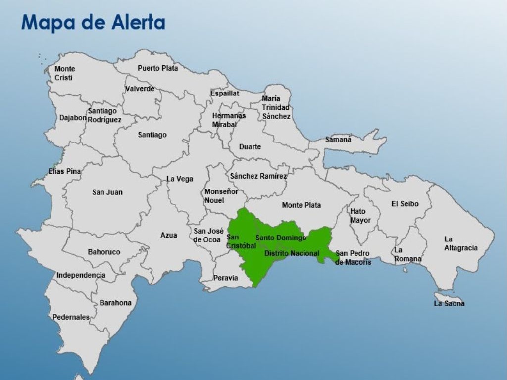 Gran Santo Domingo y San Cristóbal en Alerta Verde por Lluvias Intensas
