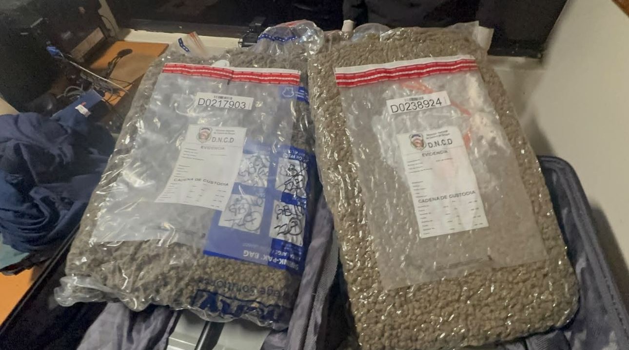 DNCD Confisca 28 Libras de Marihuana en el Aeropuerto de Las Américas