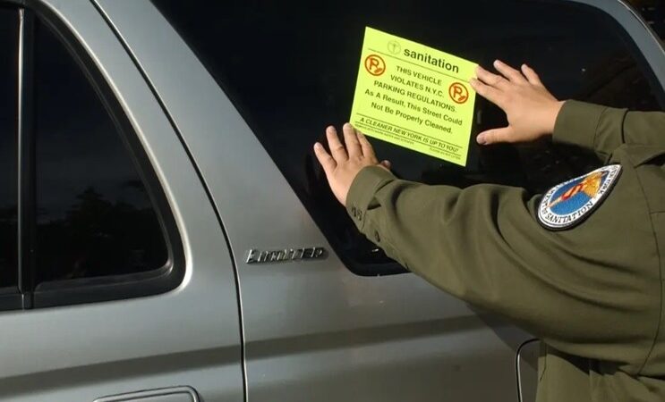 Nueva Ley en NYC Busca Frenar Violaciones de Estacionamiento con Pegatinas Fluorescentes