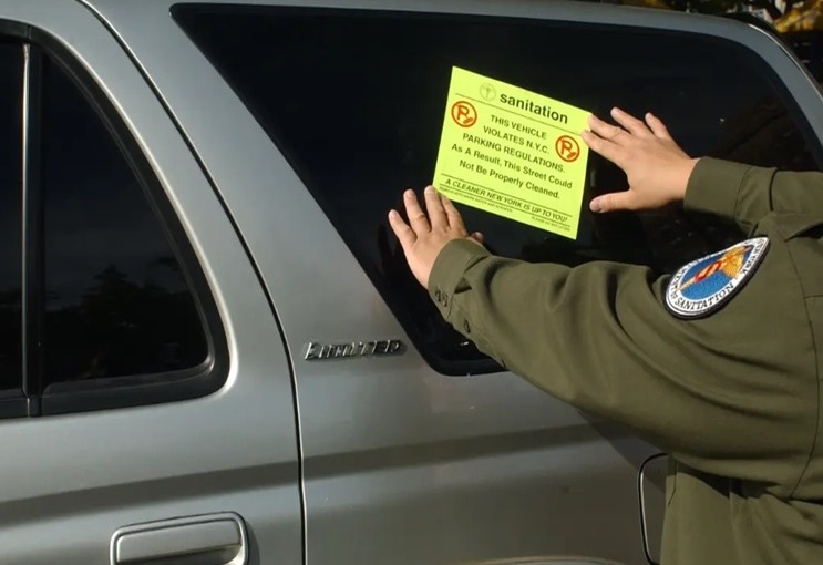 Nueva Ley en NYC Busca Frenar Violaciones de Estacionamiento con Pegatinas Fluorescentes