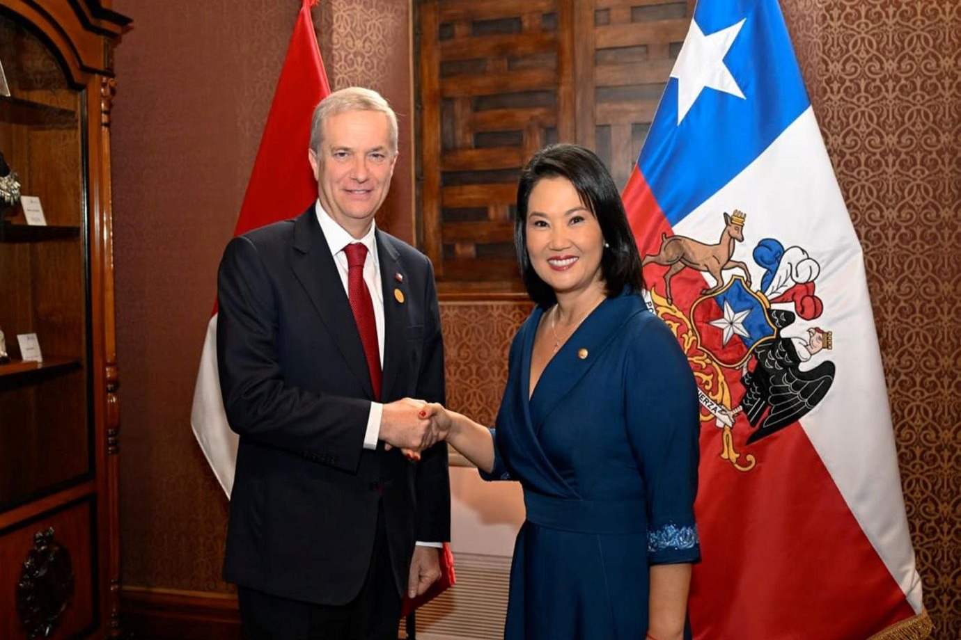 Fujimori y Kast Refuerzan Compromiso de Diálogo entre Perú y Chile