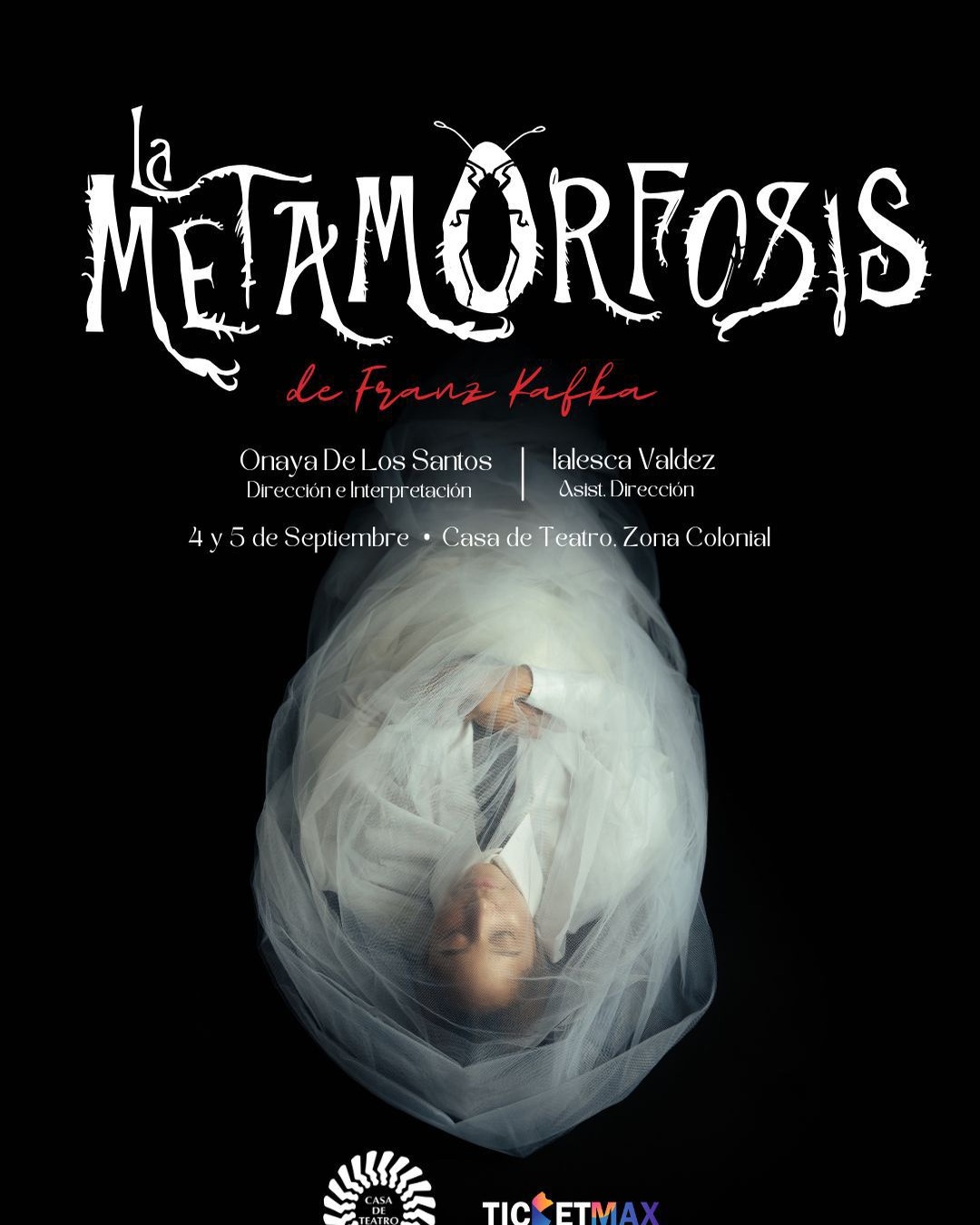 La Metamorfosis se Presenta en Casa de Teatro como Monólogo