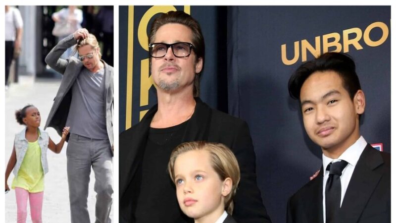 Tres de los hijos de Brad Pitt renunciaron a su apellido