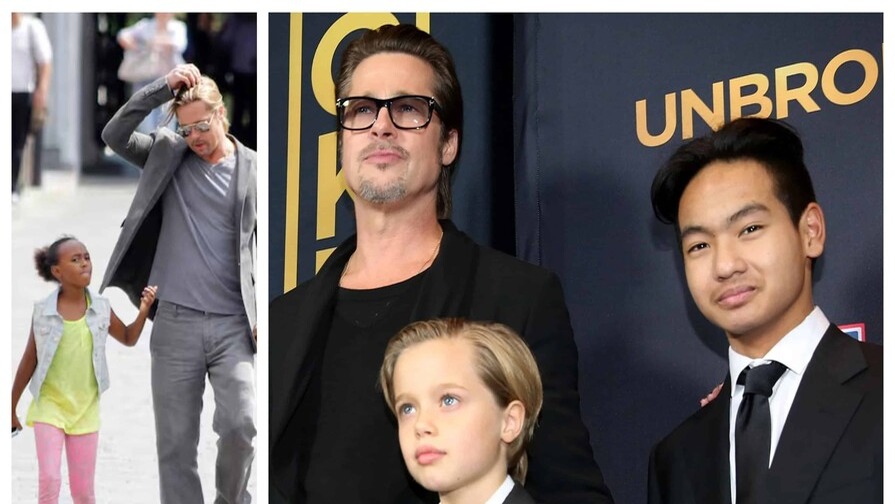 Tres de los hijos de Brad Pitt renunciaron a su apellido