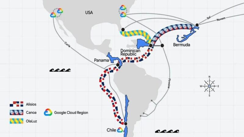 Google Impulsa a República Dominicana como Centro Tecnológico con Nuevos Cables Submarinos