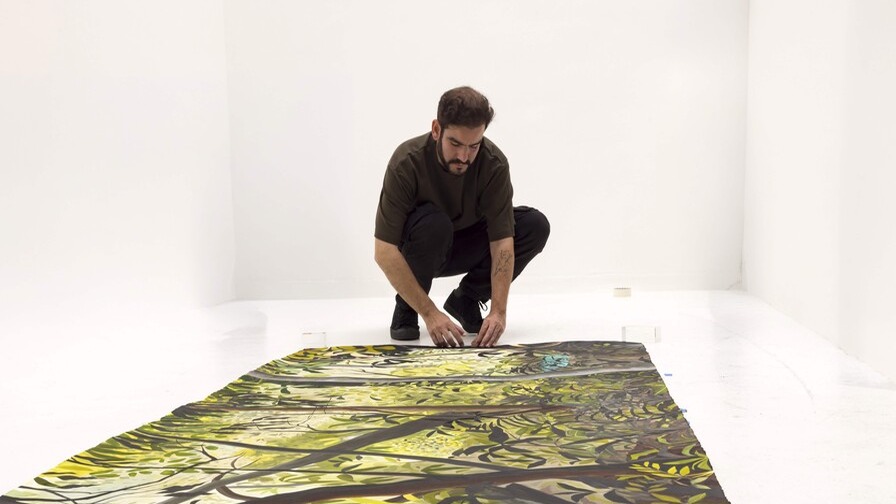 Nazario y su Poética de Paisajes Imaginarios en el Centro Cultural Rainieri