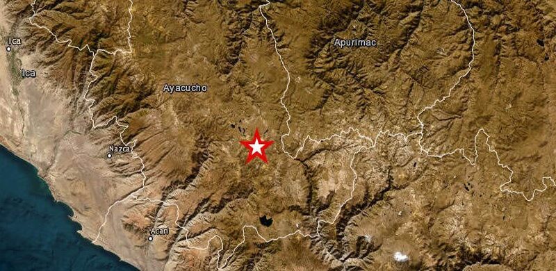 Potente Sismo de Magnitud 7.2 Estremece Ayacucho, Perú