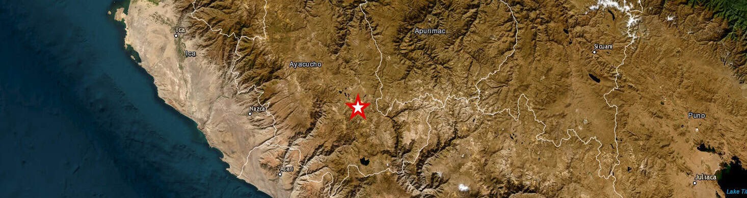 Potente Sismo de Magnitud 7.2 Estremece Ayacucho, Perú