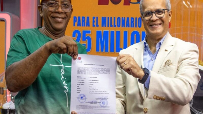 Agente Inmobiliario Gana 25 Millones en Sorteo de LEIDSA