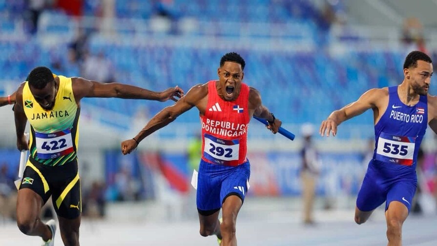 Récord de Oro: Dominicanos Triunfan en el 4×100 de los Juegos Centroamericanos