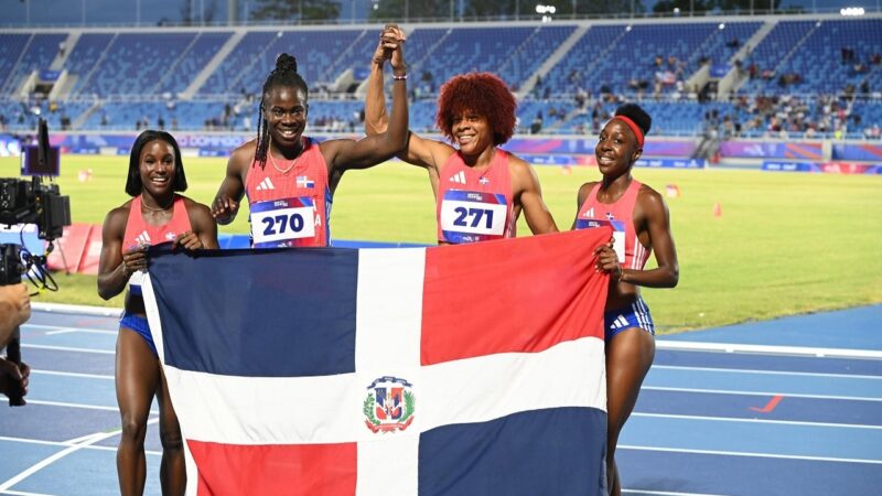 Dominicana Brilla con Oro y Récord en Relevos 4×100 en Juegos Centroamericanos