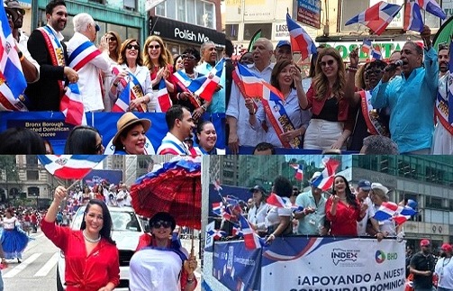Medio Millón de Dominicanos Celebran en el Desfile de Manhattan