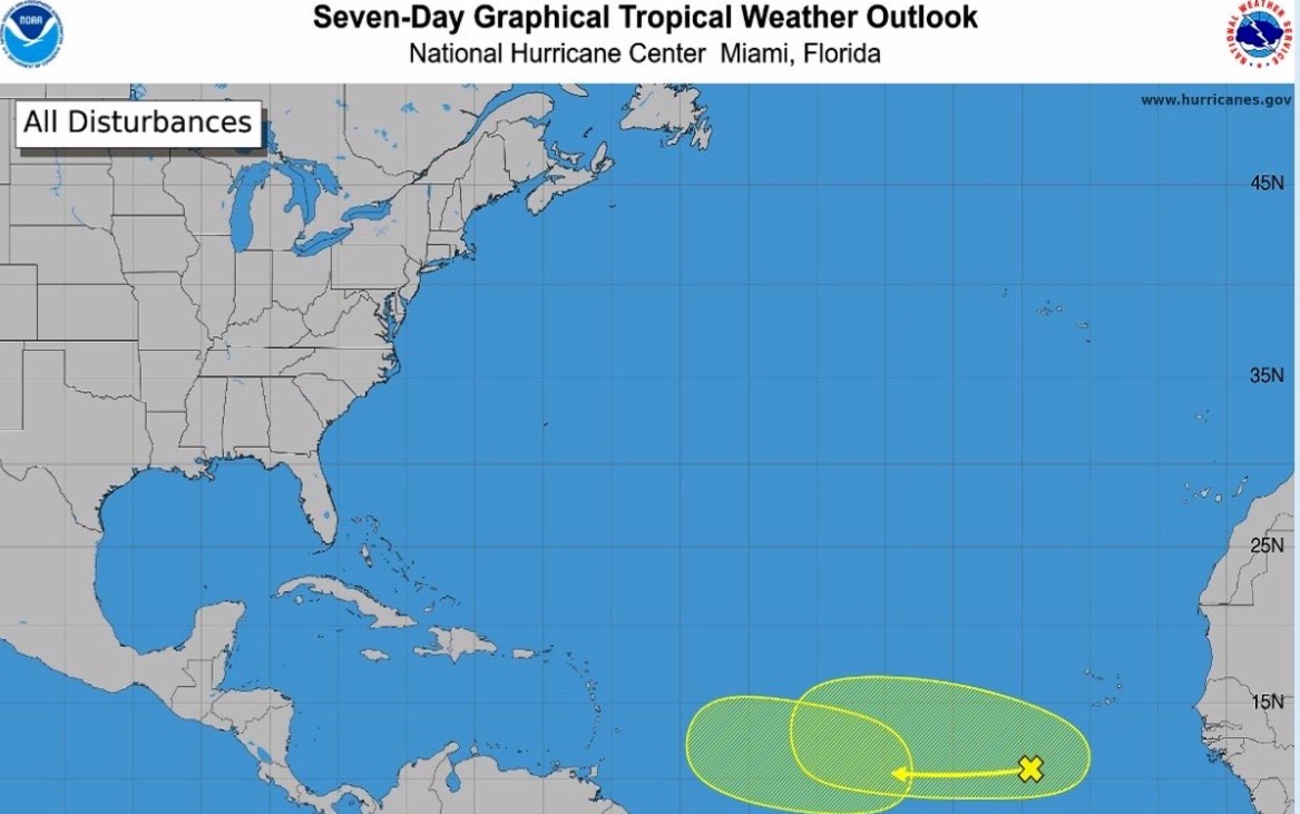 Indomet Vigila Dos Ondas Tropicales en el Atlántico Durante el Pico Ciclónico