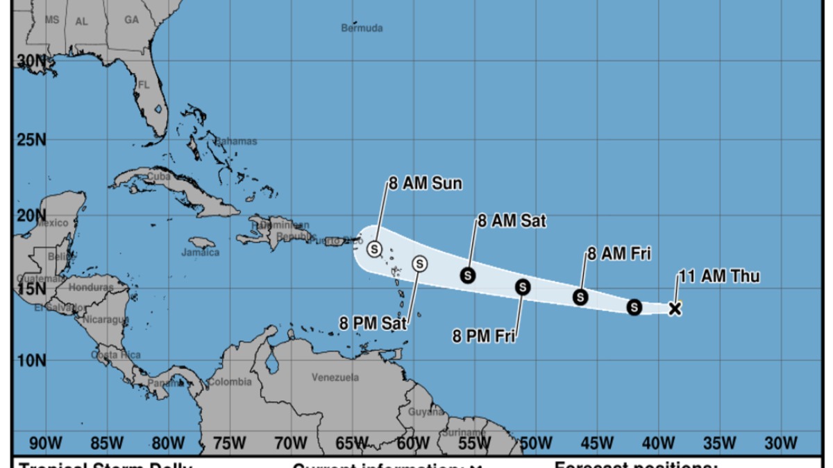 Tormenta Dolly en el Atlántico: Vigilancia Continua en República Dominicana