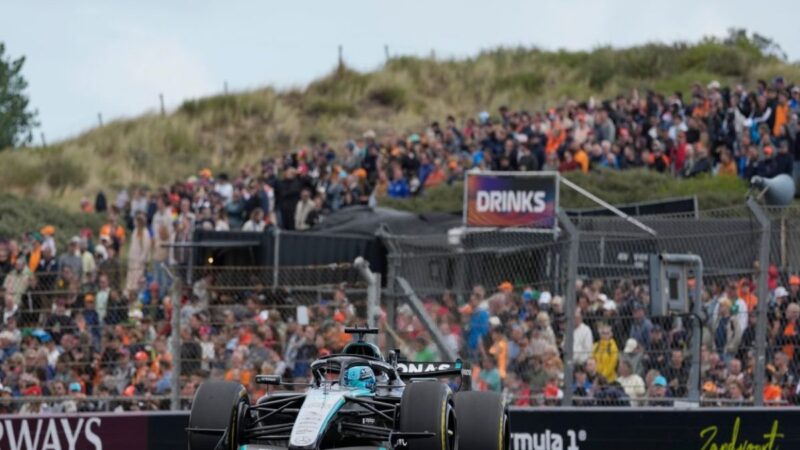 George Russell Brilla en la Carrera Sprint del Gran Premio de Holanda