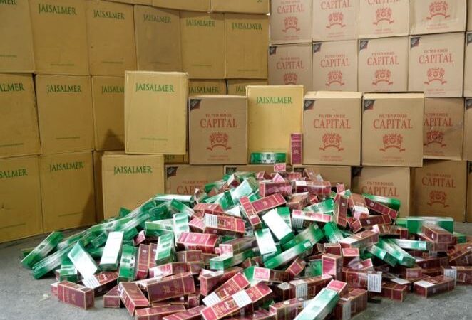 Aduanas Destruye Millonaria Carga de Cigarrillos Ilegales