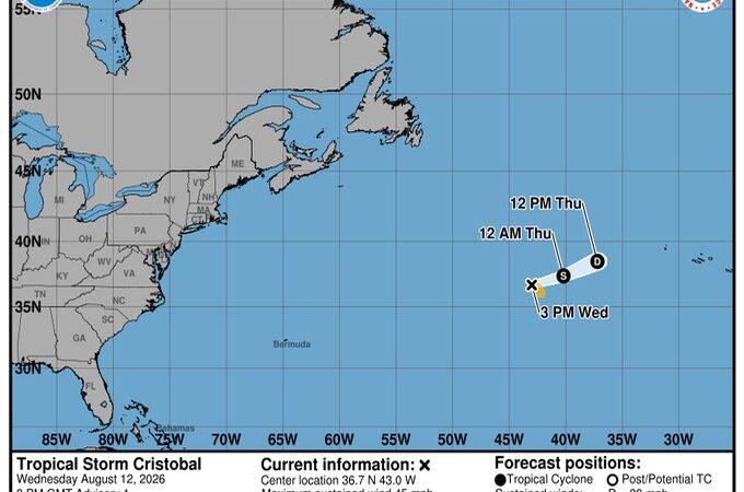 Tormenta Cristóbal No Amenaza a República Dominicana