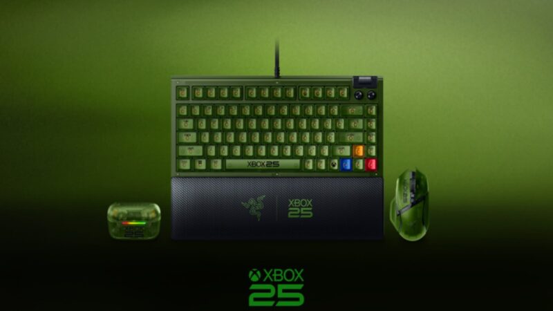 Razer Celebra los 25 Años de Xbox con una Edición Limitada de Periféricos
