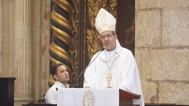 Monseñor Morel Diplán Exhorta a Preservar los Valores Fundacionales de Santo Domingo