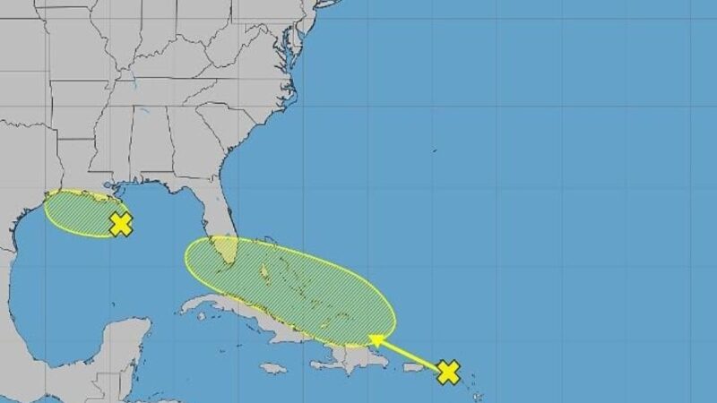 Remanentes de Dolly Traen Lluvias al Caribe Mientras Vigilan Sistema en el Golfo