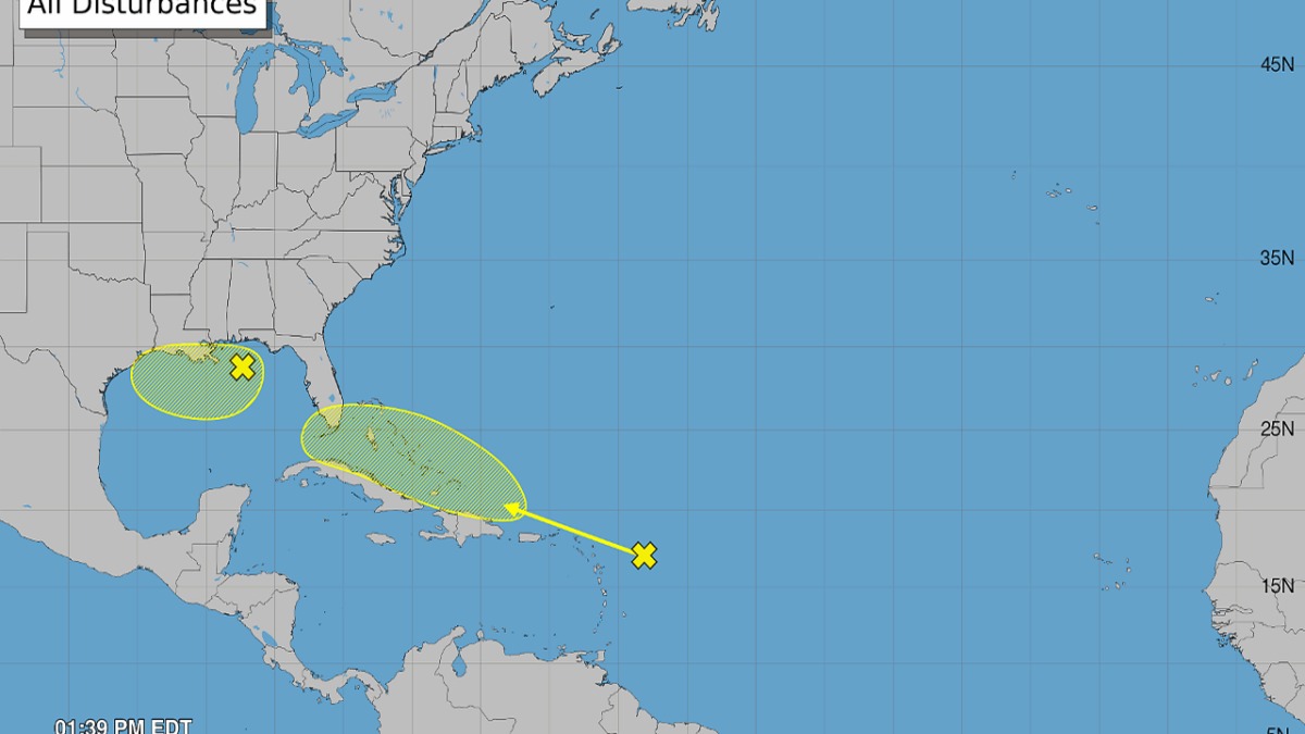 Remanentes de Dolly se acercan a las Antillas con lluvias y vientos