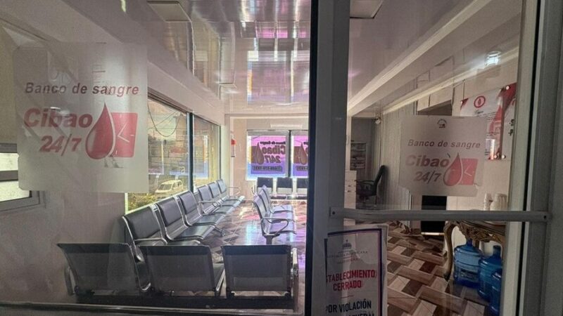 Salud Pública Cierra Banco de Sangre en Moca por Incumplimientos Sanitarios
