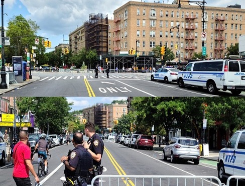 Despliegue Masivo de Policía en Dyckman para Prevenir Disturbios