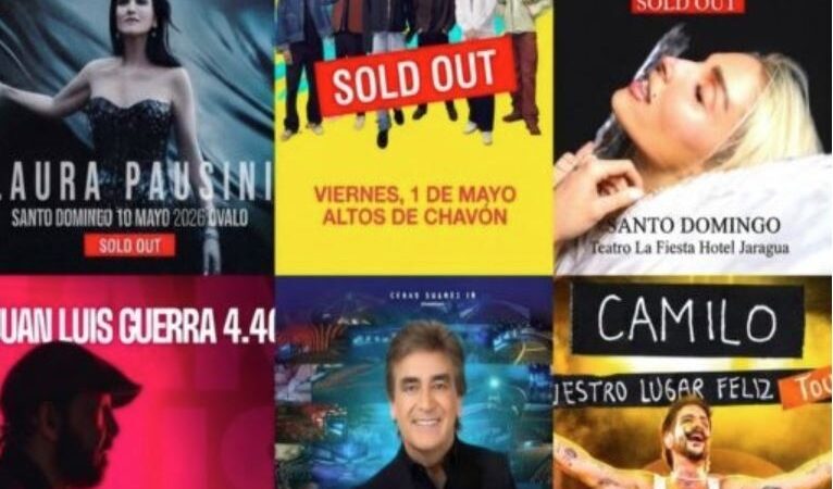 Boom de Espectáculos en RD: Artistas Agotan Boletas en 2026