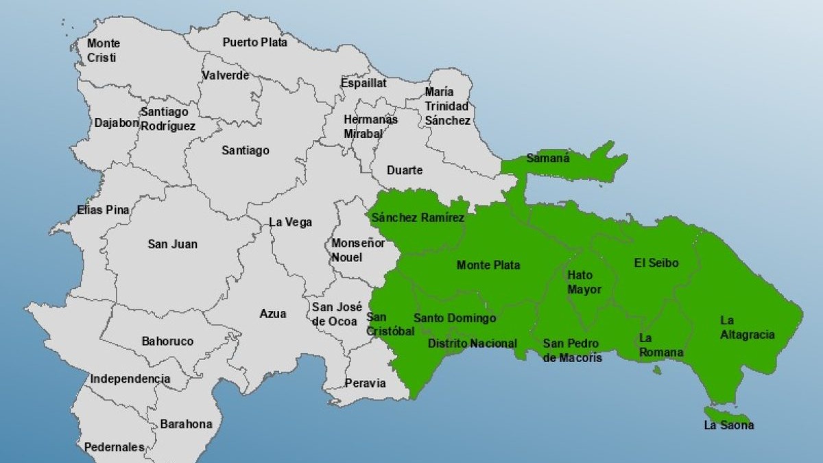 COE Amplía Alerta Verde a 10 Provincias por Onda Tropical