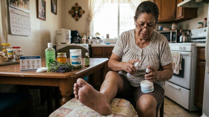 Alertan sobre los riesgos de remedios caseros en el pie diabético