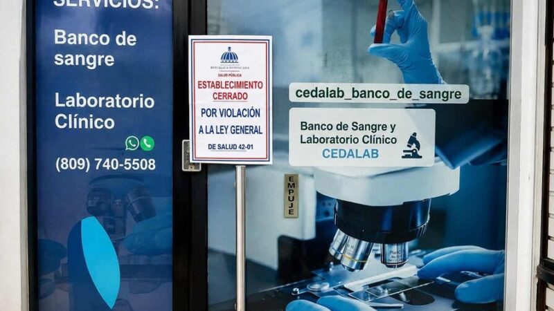 Salud Pública Cierra Banco de Sangre por Incumplimiento Normativo