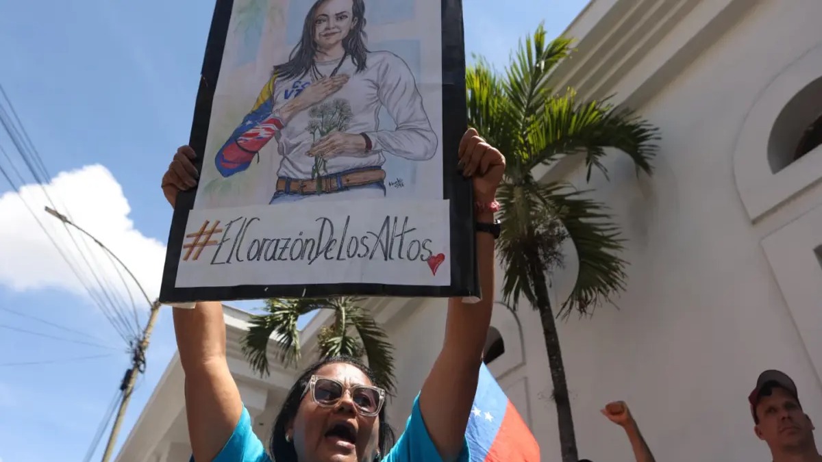 Venezolanos Exigen el Regreso Seguro de María Corina Machado y Elecciones Democráticas