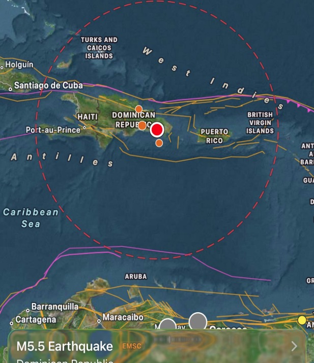 Sismo de 5.2 Grados Remeció Santo Domingo y Zonas Aledañas