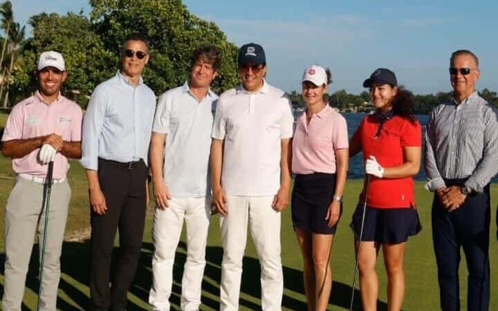 Lorena Ochoa Deslumbra en Casa de Campo con David Collado