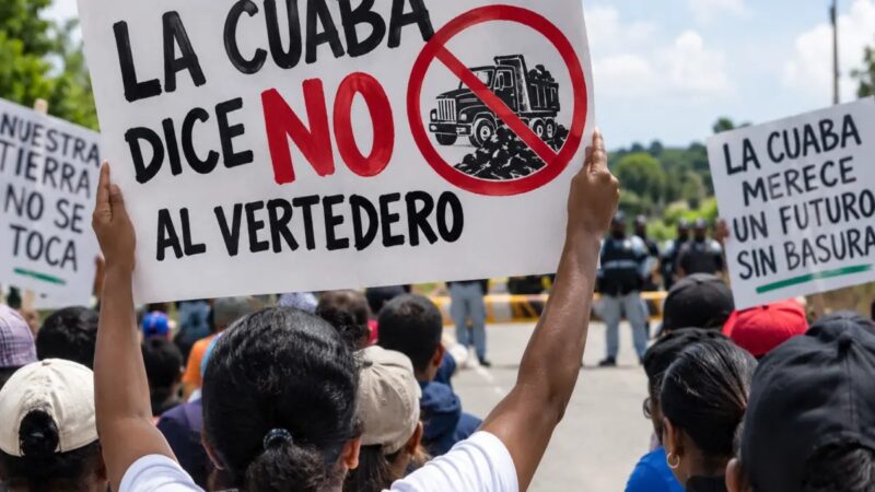 Residentes de La Cuaba Exigen Derecho a Protesta Pacífica
