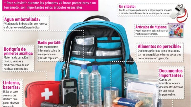 Preparación Sísmica: La Importancia de una Mochila de Emergencia