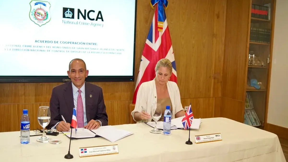 República Dominicana y Reino Unido Unen Fuerzas Contra el Crimen Organizado