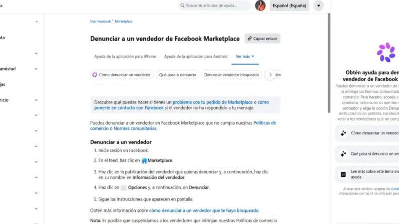 Cómo Actuar ante Estafas en Facebook Marketplace