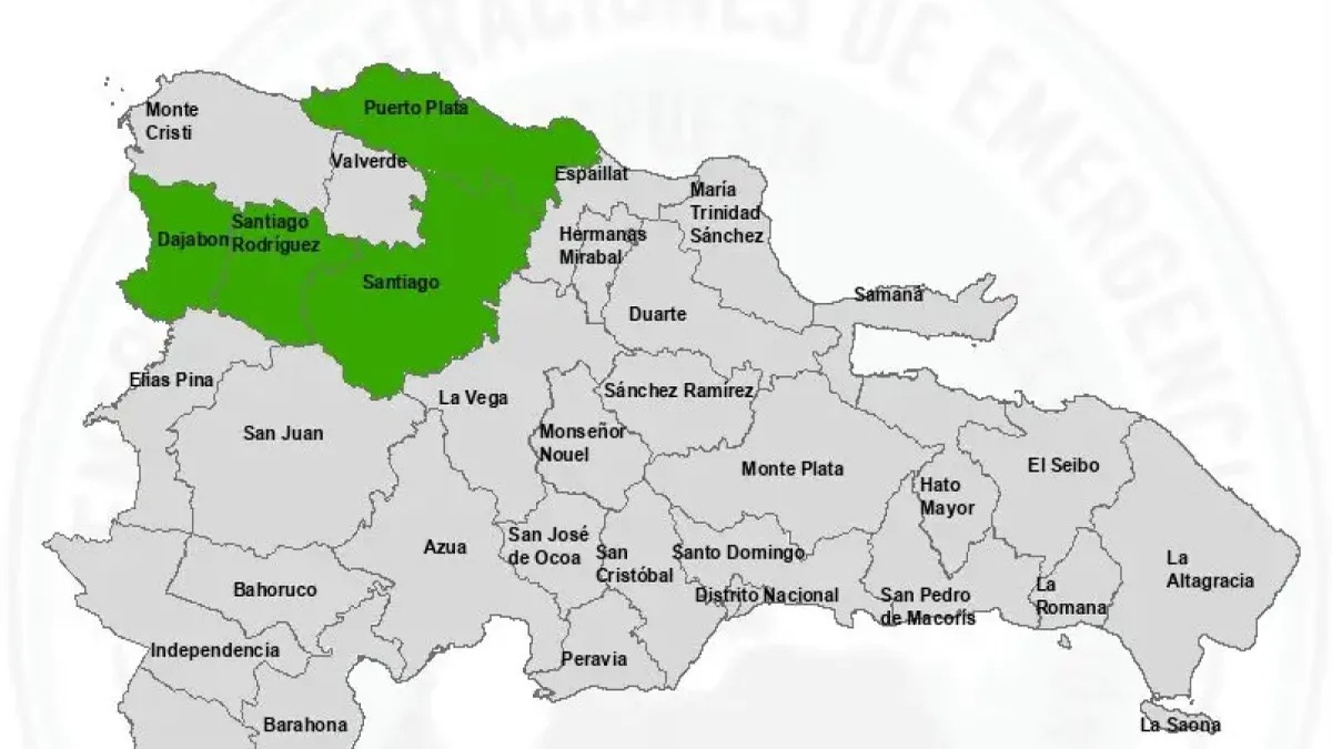 COE Declara Alerta Verde en Cuatro Provincias por Vaguada