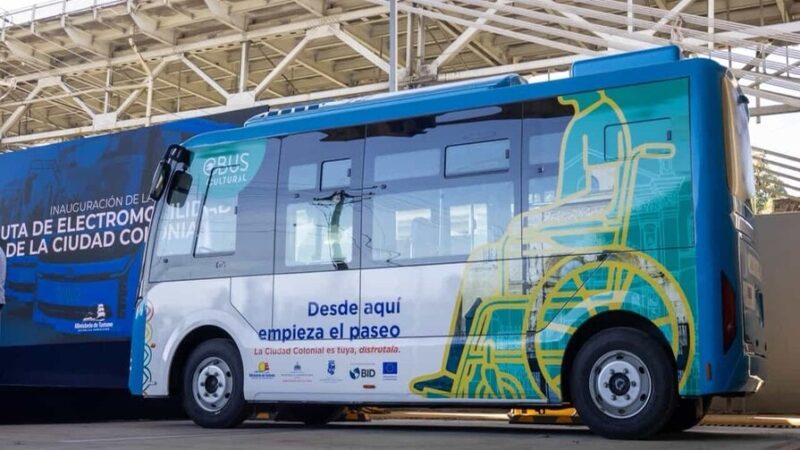 Inauguran Ruta de Electromovilidad en la Ciudad Colonial de Santo Domingo