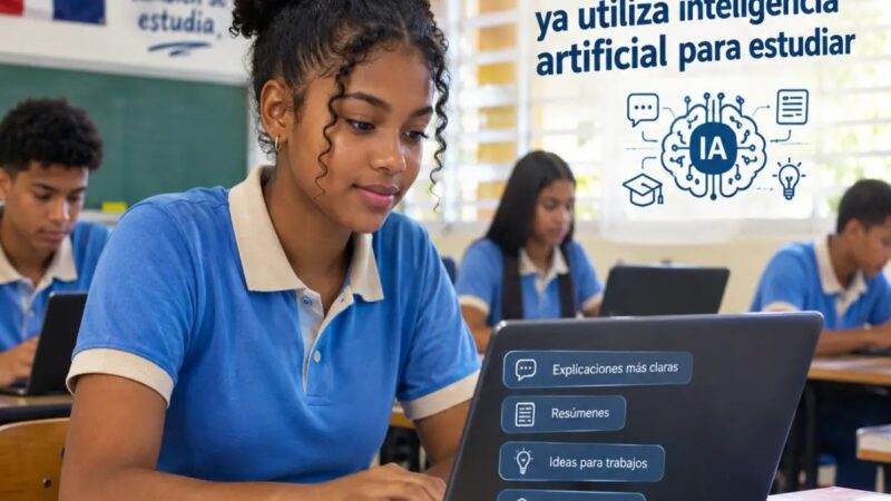 La Inteligencia Artificial Revoluciona el Estudio entre Jóvenes Dominicanos