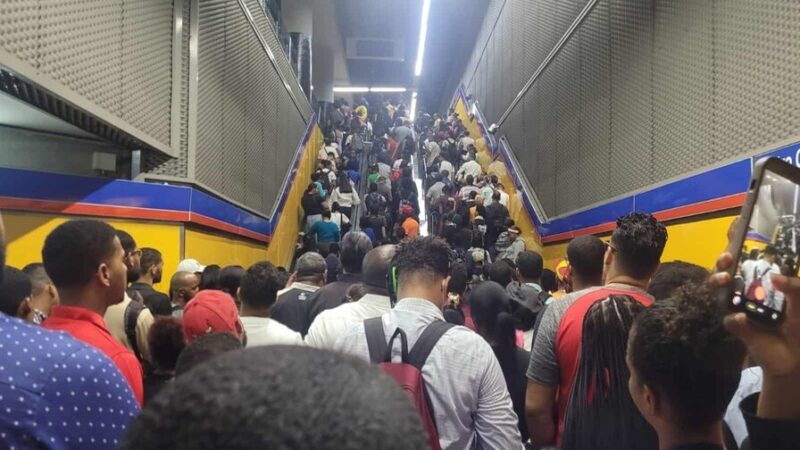 Avería Eléctrica Genera Retrasos en la Línea 2 del Metro de Santo Domingo