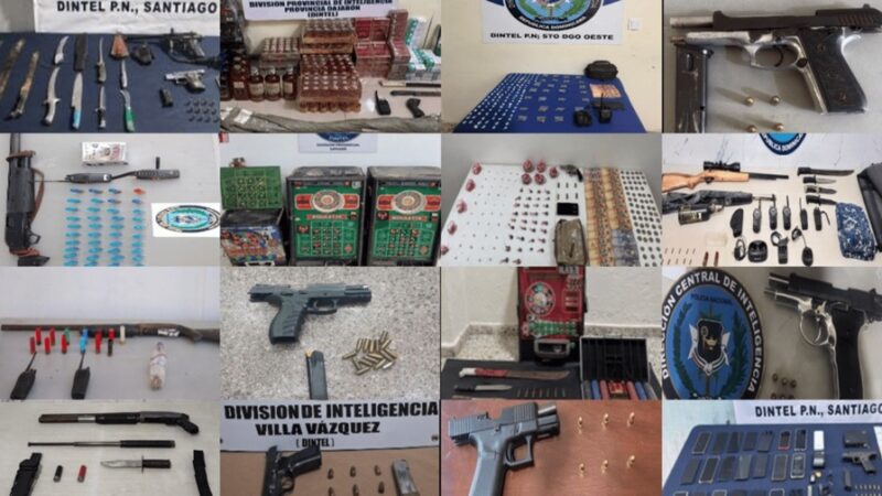 Operativos Policiales Dejan 287 Detenidos en una Semana