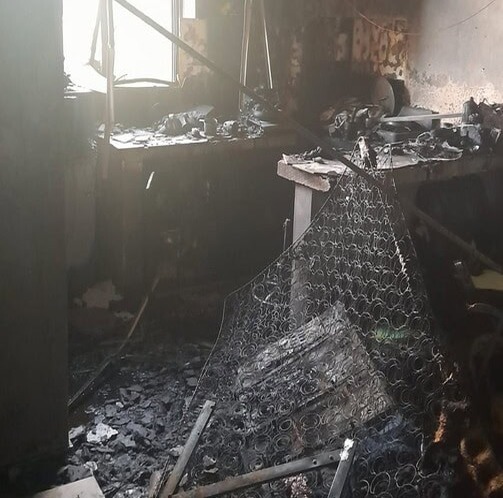 Incendio Destruye Apartaestudio en la Avenida Lope de Vega