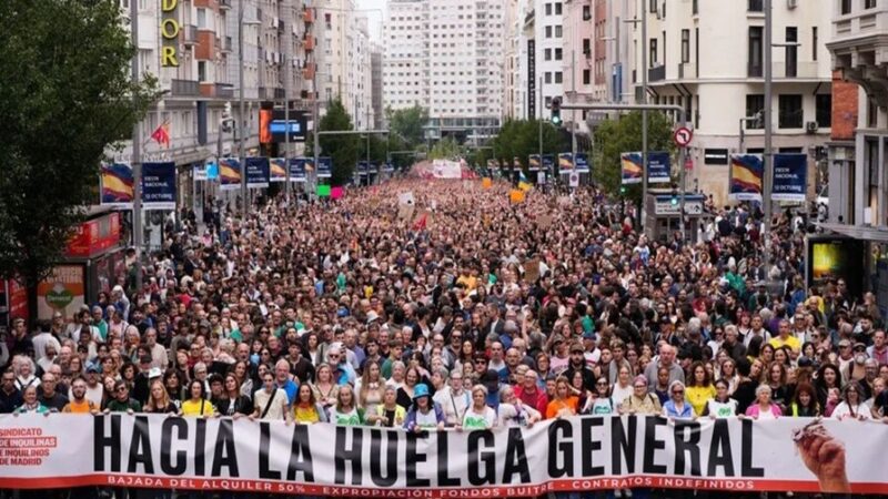 España se Prepara para una Huelga General en Demanda de Mejores Salarios y Vivienda