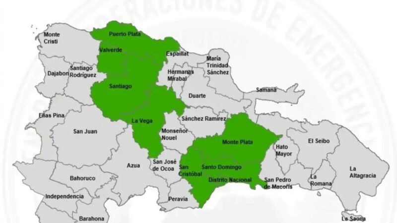 COE Declara Alerta Verde en Ocho Provincias por Vaguada