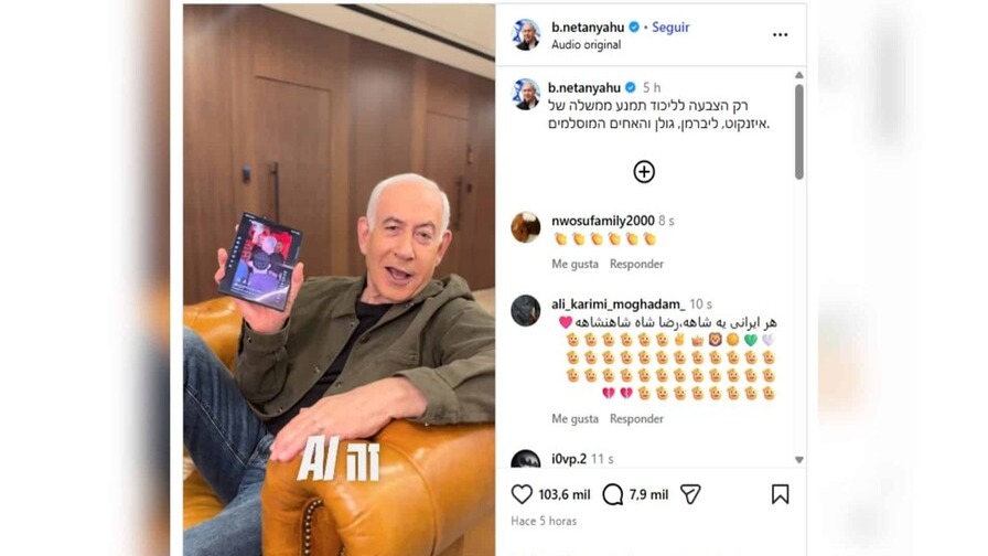 Netanyahu se Une a la Tendencia ‘Dame Hombro’ con Video Viral