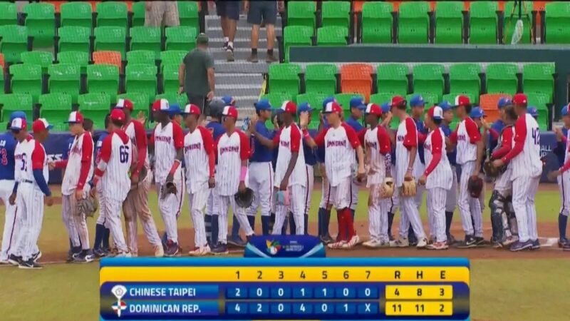 República Dominicana se acerca a la gloria en el Mundial de Béisbol U15