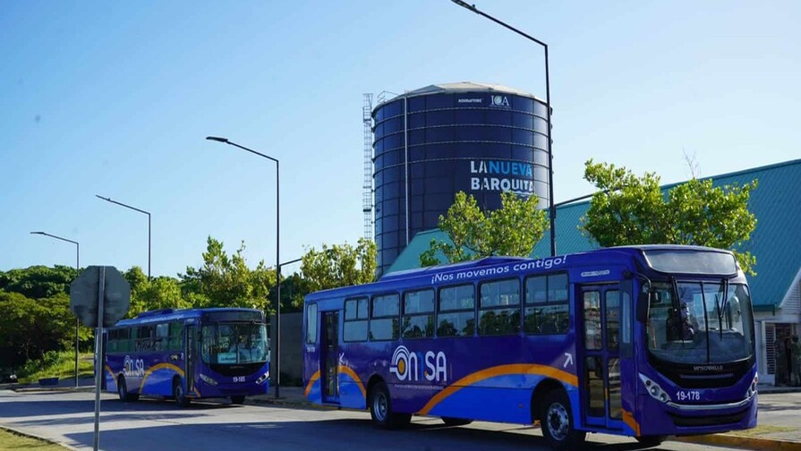 OMSA Revitaliza el Corredor La Nueva Barquita con Nuevos Autobuses