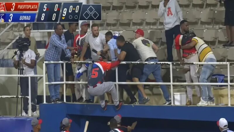 Incidente Interrumpe Partido de la Liga de Verano en Bonao